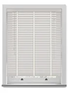 Arctic Oak Grained Taped Faux Wood Blind