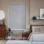 Luxe Sevilla Blue Grey Vertical Blind