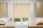 Nordic Sandstone Wood Effect - Faux Wooden Blind Oyster Tape