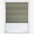 Moon Anderson Aqua Rust Roman Blind