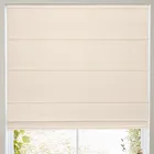 Manco Textured Stripe Made To Measure Roman Blind Ecru