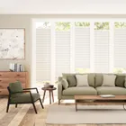 Bifold Adapt Duoluxe Soft White Pleated Blind