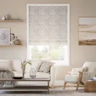 William Morris Marigold Jacquard Linen Roman Blind
