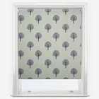 Emily Bond Yew Tree Navy Roller Blind