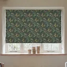 William Morris Golden Lily Made To Measure Roman Blind Ochre