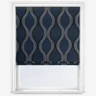 Metro Indigo Roman Blind