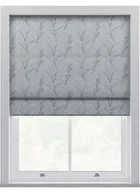 Laura Ashley Pussy Willow Embroidery Seaspray Roman Blind