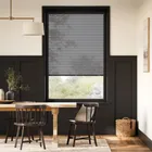Perfect Fit L-shaped Studio Space Grey Venetian Blind - 25mm Slat