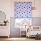 Stitch Galaxy Periwinkle Roman Blind