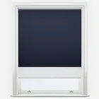Spectrum Blackout Navy & White Double Roller Blind