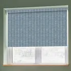 Felix Asc Teal Light Filtering Roller Blinds