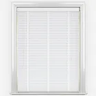 Dalby Bamboo Capella White With Chalk Tapes Wooden Venetian Blind