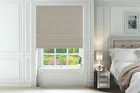 Stefani Taupe - Patterned Roman Blind