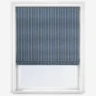 Cromer Stripe Indigo Roman Blind