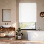 Florence Blackout Crisp White Roller Blind