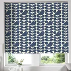Orla Kiely Early Bird Made To Measure Roman Blind Dark Marine
