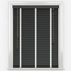 Dalby Bamboo Jarrah Black With Dove Tapes Wooden Venetian Blind