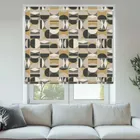 Mercer Ochre Pelmet Roller Blinds - Stylish Window Solution