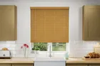 Nordic Light Oak Wood Effect - 50mm Slat Faux Wooden Blind