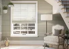 Sahara Voile Metallic Pearl Grey - Roman Blind