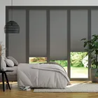 Bifold Clickfit Duoluxe Anchor Grey Pleated Blind