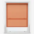 Deluxe Plain Orange Marmalade Roller Blind