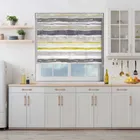 Brushstroke Ash Pelmet Roller Blind