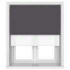 Tradechoice Blackout Dark Grey Double Roller Blind