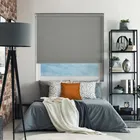 Eden Shadow Grey Cordless Roller Blind