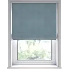 Lora Steel Deluxe Roman Blinds