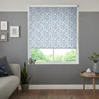 Insta Fit No Drill Simetric Blackout Navy Roller Blinds - Fit In 30 Se