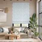 Kasuri Sky Roman Blind