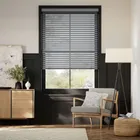Vela Slate Fabric Venetian Blind - 50mm Slat