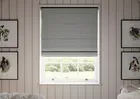 Faux Silk Silver - Roman Blind