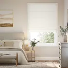 Lucille Boucle Warm White Roman Blind