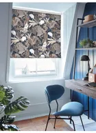 Oriental Aviary Marine Roller Blind By Boon &amp; Blake