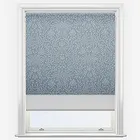 Florence Persian Blue & Grey Double Roller Blind