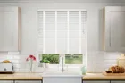 Nordic Classic White - Faux Wooden Blind White Tape