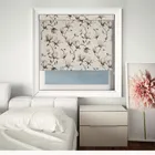 Laurel Grey Pelmet Roller Blind