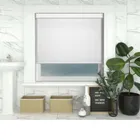 Ava White Pelmet Roller Blind