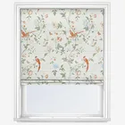 Laura Ashley Summer Place Sage Apricot Roman Blind