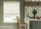 Sahara Voile Metallic Cream - Roman Blind