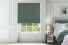 Knowles Seafoam Green - Woven Roman Blind