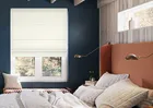 Akoya Faux Silk Lustre Chalk - Twist&fit Roman Blind