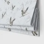Laura Ashley Animalia Embroidered Silver Motorised Blinds Uk