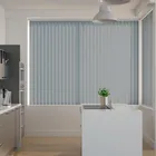 Valencia Blue Grey Vertical Blind