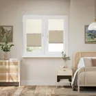 Stick On Night & Day Duo Voile Beige Thermal Blind