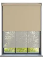 Amor Beige With Haze Soft Grey Double Roller Blind