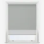 Double Roller Supreme Blackout Dove Grey & Grey Double Roller Blind