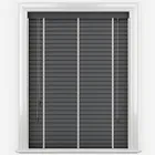 Dalby Graphite Grey With Dove Tapes Wooden Venetian Blinds